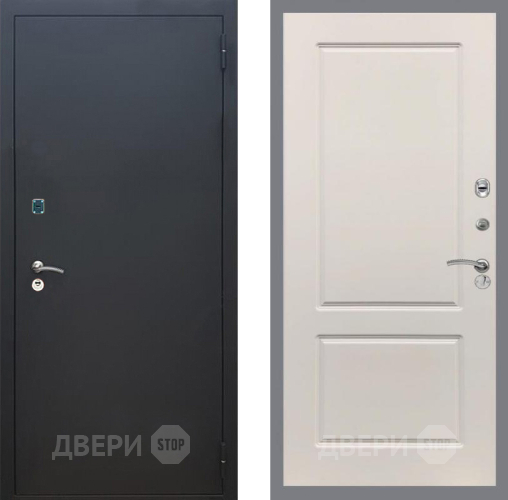 Входная металлическая Дверь Рекс (REX) 1A Черный Муар FL-117 Шампань в Электрогорске