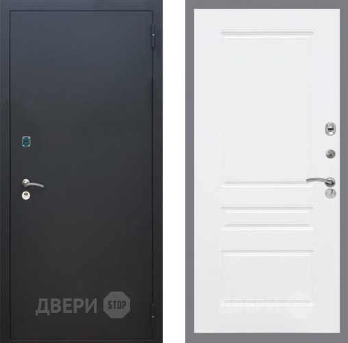 Дверь Рекс (REX) 1A Черный Муар FL-243 Силк Сноу в Электрогорске