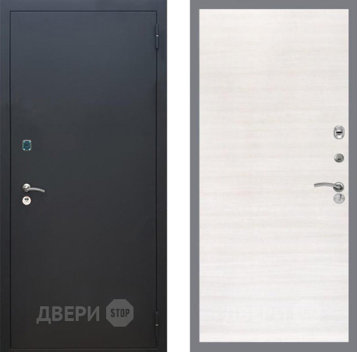 Дверь Рекс (REX) 1A Черный Муар GL Акация в Электрогорске