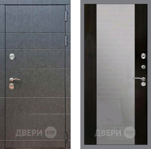 Входная металлическая Дверь Рекс (REX) 21 СБ-16 Зеркало Венге в Электрогорске