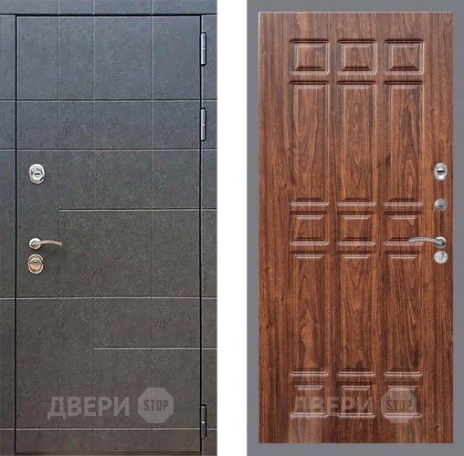 Входная металлическая Дверь Рекс (REX) 21 FL-33 орех тисненый в Электрогорске