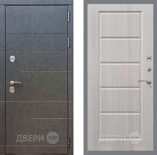 Входная металлическая Дверь Рекс (REX) 21 FL-39 Беленый дуб в Электрогорске