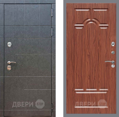 Входная металлическая Дверь Рекс (REX) 21 FL-58 орех тисненый в Электрогорске