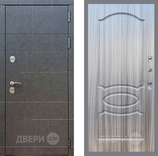 Входная металлическая Дверь Рекс (REX) 21 FL-128 Сандал грей в Электрогорске
