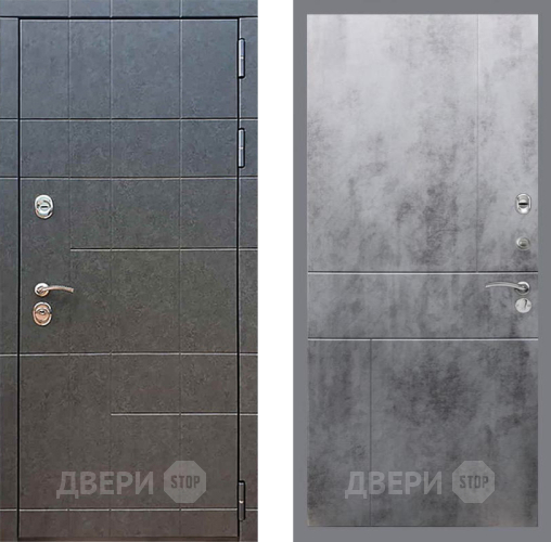 Входная металлическая Дверь Рекс (REX) 21 FL-290 Бетон темный в Электрогорске