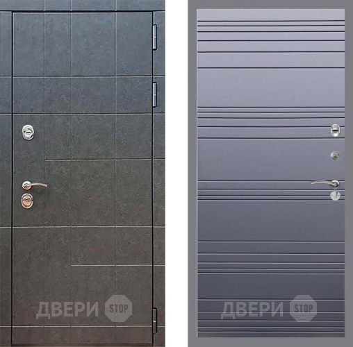 Входная металлическая Дверь Рекс (REX) 21 Line Силк титан в Электрогорске