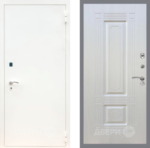 Дверь Рекс (REX) 1А Белая шагрень FL-2 Лиственница беж в Электрогорске