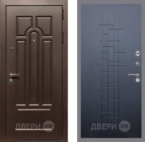 Входная металлическая Дверь Рекс (REX) Эврика FL-289 Ясень черный в Электрогорске