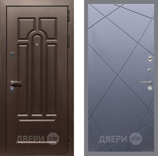 Входная металлическая Дверь Рекс (REX) Эврика FL-291 Силк титан в Электрогорске
