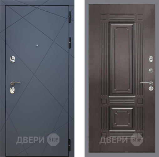 Входная металлическая Дверь Рекс (REX) 13 Силк Титан FL-2 Венге в Электрогорске