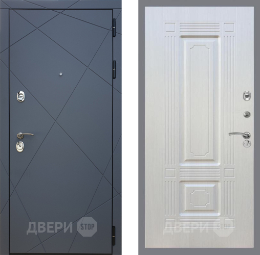 Входная металлическая Дверь Рекс (REX) 13 Силк Титан FL-2 Лиственница беж в Электрогорске