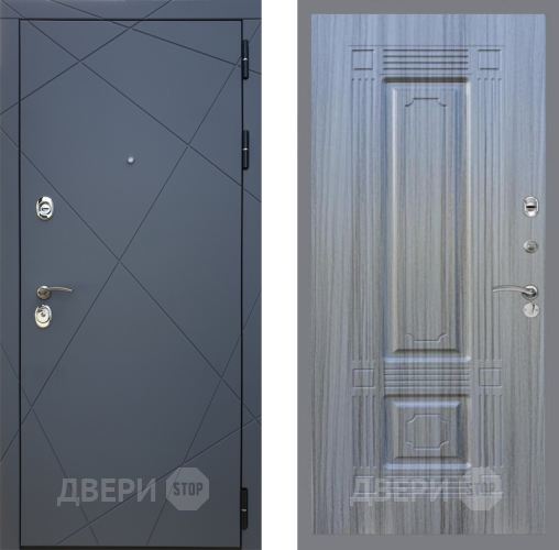 Входная металлическая Дверь Рекс (REX) 13 Силк Титан FL-2 Сандал грей в Электрогорске