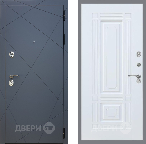 Входная металлическая Дверь Рекс (REX) 13 Силк Титан FL-2 Силк Сноу в Электрогорске