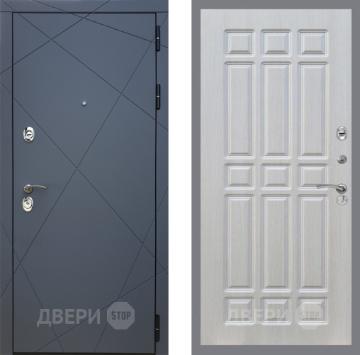Входная металлическая Дверь Рекс (REX) 13 Силк Титан FL-33 Лиственница беж в Электрогорске