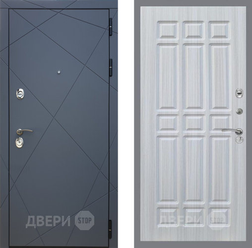 Входная металлическая Дверь Рекс (REX) 13 Силк Титан FL-33 Сандал белый в Электрогорске