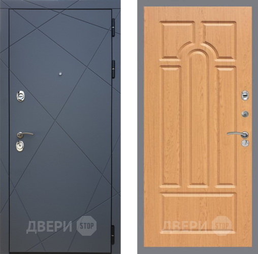 Входная металлическая Дверь Рекс (REX) 13 Силк Титан FL-58 Дуб в Электрогорске