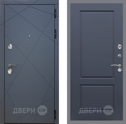Входная металлическая Дверь Рекс (REX) 13 Силк Титан FL-117 Силк титан в Электрогорске