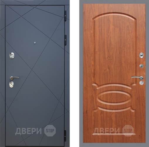 Входная металлическая Дверь Рекс (REX) 13 Силк Титан FL-128 Морёная берёза в Электрогорске