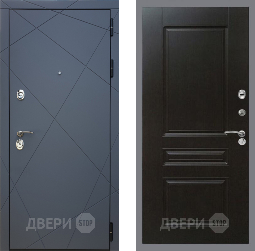 Входная металлическая Дверь Рекс (REX) 13 Силк Титан FL-243 Венге в Электрогорске