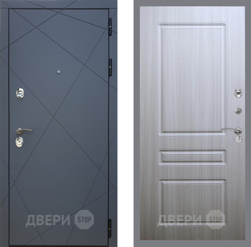 Входная металлическая Дверь Рекс (REX) 13 Силк Титан FL-243 Сандал белый в Электрогорске