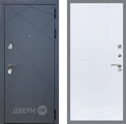 Входная металлическая Дверь Рекс (REX) 13 Силк Титан FL-290 Силк Сноу в Электрогорске