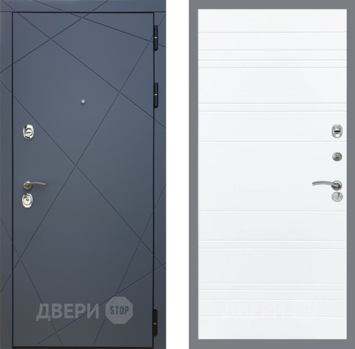 Входная металлическая Дверь Рекс (REX) 13 Силк Титан Line Силк Сноу в Электрогорске