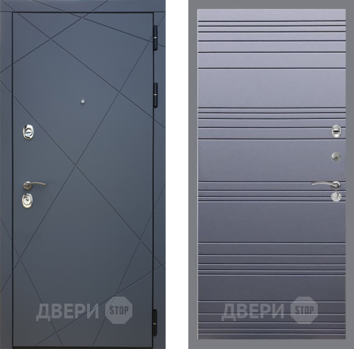 Входная металлическая Дверь Рекс (REX) 13 Силк Титан Line Силк титан в Электрогорске