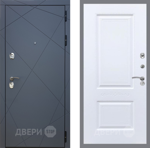 Входная металлическая Дверь Рекс (REX) 13 Силк Титан Смальта Силк Сноу в Электрогорске