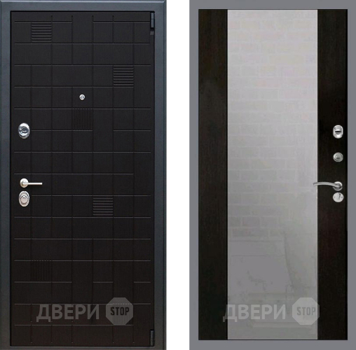 Входная металлическая Дверь Рекс (REX) 12 СБ-16 Зеркало Венге в Электрогорске