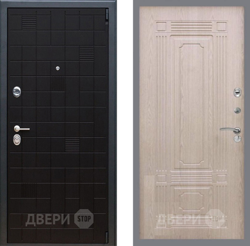 Входная металлическая Дверь Рекс (REX) 12 FL-2 Беленый дуб в Электрогорске