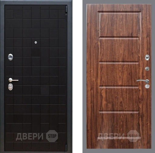 Входная металлическая Дверь Рекс (REX) 12 FL-39 орех тисненый в Электрогорске