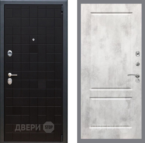 Входная металлическая Дверь Рекс (REX) 12 FL-117 Бетон светлый в Электрогорске