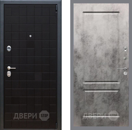 Входная металлическая Дверь Рекс (REX) 12 FL-117 Бетон темный в Электрогорске