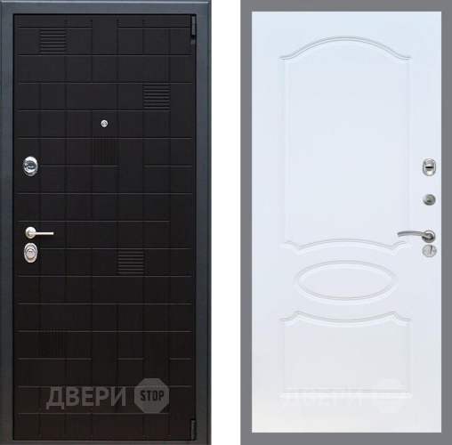 Входная металлическая Дверь Рекс (REX) 12 FL-128 Белый ясень в Электрогорске