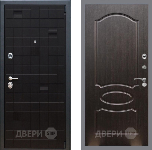 Входная металлическая Дверь Рекс (REX) 12 FL-128 Венге светлый в Электрогорске