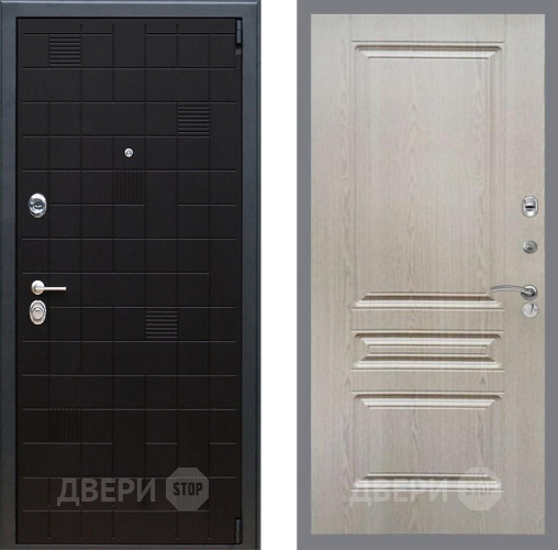 Входная металлическая Дверь Рекс (REX) 12 FL-243 Беленый дуб в Электрогорске