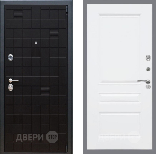 Входная металлическая Дверь Рекс (REX) 12 FL-243 Силк Сноу в Электрогорске