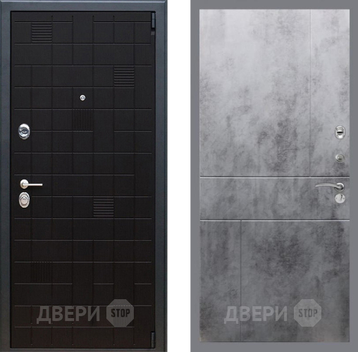 Входная металлическая Дверь Рекс (REX) 12 FL-290 Бетон темный в Электрогорске