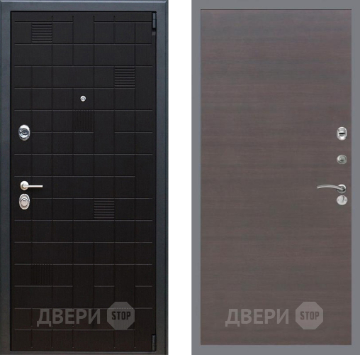 Входная металлическая Дверь Рекс (REX) 12 GL венге поперечный в Электрогорске