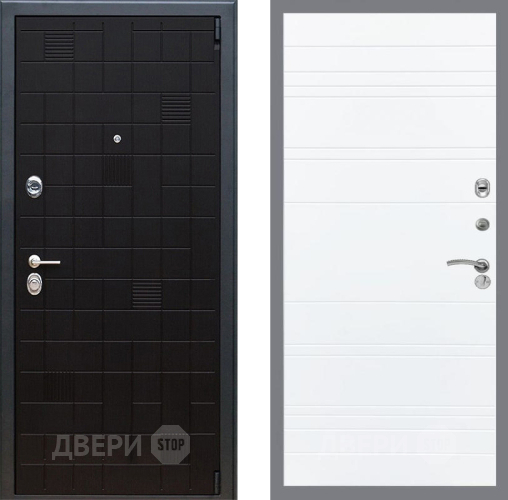Входная металлическая Дверь Рекс (REX) 12 Line Силк Сноу в Электрогорске