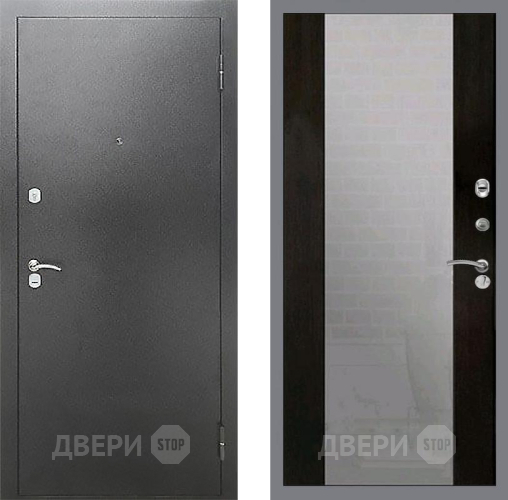 Входная металлическая Дверь Рекс (REX) Сити СБ-16 Зеркало Венге в Электрогорске