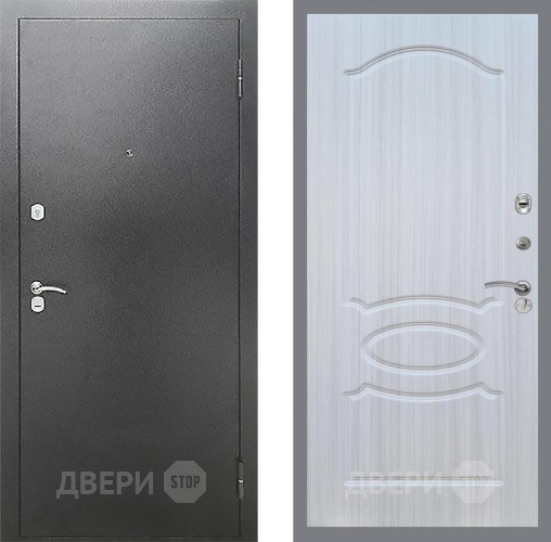 Входная металлическая Дверь Рекс (REX) Сити FL-128 Сандал белый в Электрогорске