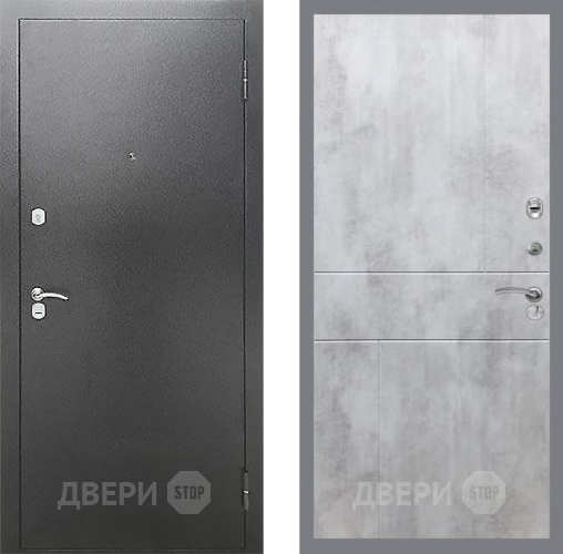Входная металлическая Дверь Рекс (REX) Сити FL-290 Бетон светлый в Электрогорске