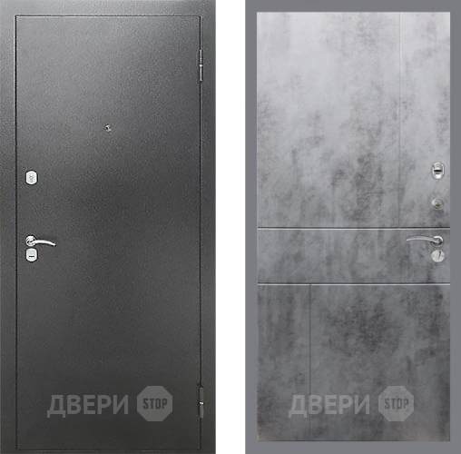 Входная металлическая Дверь Рекс (REX) Сити FL-290 Бетон темный в Электрогорске