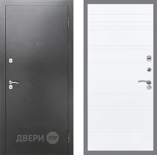 Входная металлическая Дверь Рекс (REX) Сити Line Силк Сноу в Электрогорске