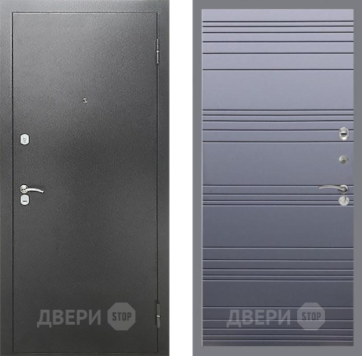 Входная металлическая Дверь Рекс (REX) Сити Line Силк титан в Электрогорске