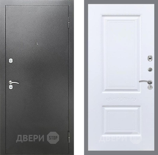 Входная металлическая Дверь Рекс (REX) Сити Смальта Силк Сноу в Электрогорске