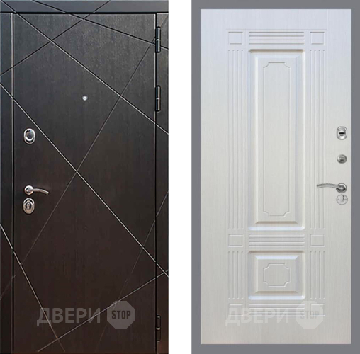Входная металлическая Дверь Рекс (REX) 13 Венге FL-2 Лиственница беж в Электрогорске