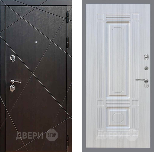 Входная металлическая Дверь Рекс (REX) 13 Венге FL-2 Сандал белый в Электрогорске