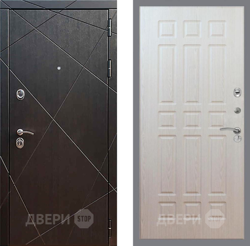 Входная металлическая Дверь Рекс (REX) 13 Венге FL-33 Беленый дуб в Электрогорске